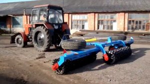 Как разложить шестиметровый каток зубчато-шпоровый  КЗШ-6Г