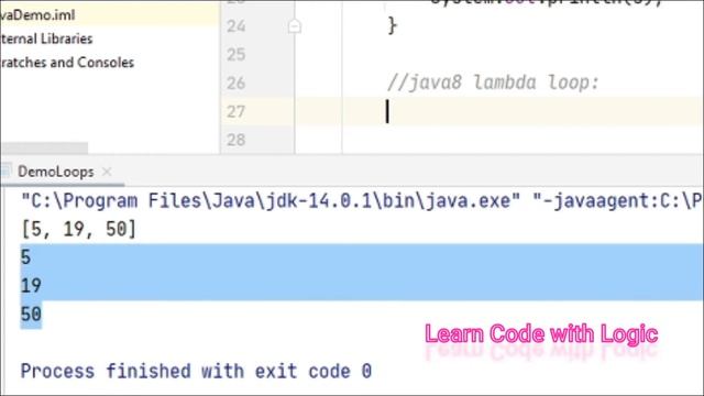 Loops concept in Java || ForEach Loop, Java 8 Lambda , Method reference examples...simplified Loops смотреть онлайн