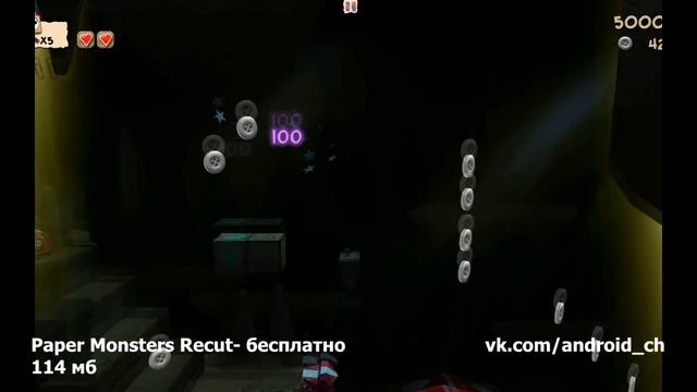 Paper Monsters Recut - Бумажный платформер на Android(новый формат обзора) смотреть онлайн