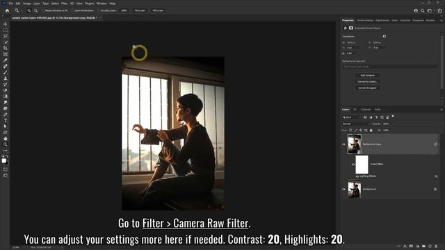Directional Lighting Effect - Photoshop Tutorial смотреть онлайн