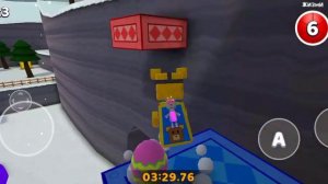 как пройти миссию охота за яйцами в снежная долина в super bear adventure