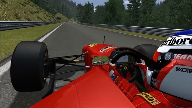 F1 1994 - Ferrari 412T V12 - Nordschleife Lap смотреть онлайн
