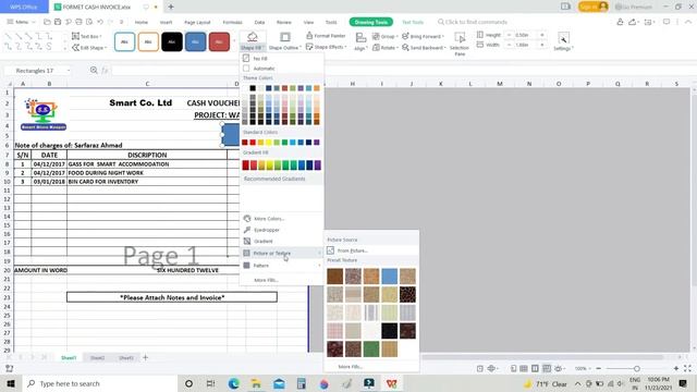 How to make cash voucher | cash voucher in excel format | storekeeper cash voucher kaise banaye смотреть онлайн