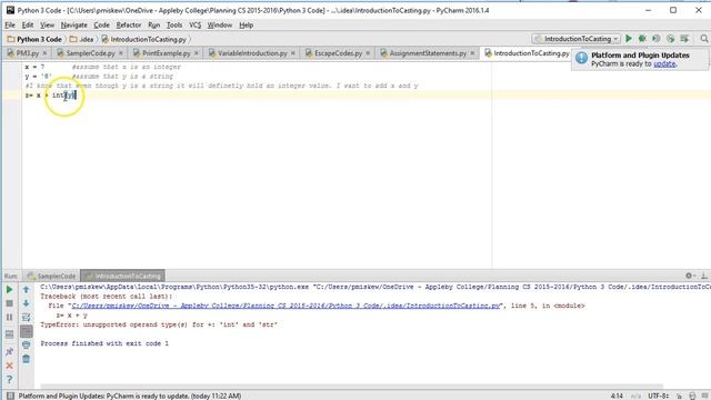The Basics - Python 3: Casting primitive types смотреть онлайн