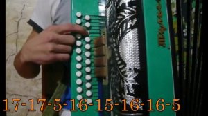 Татарская плясовая на гармони (видеоурок).