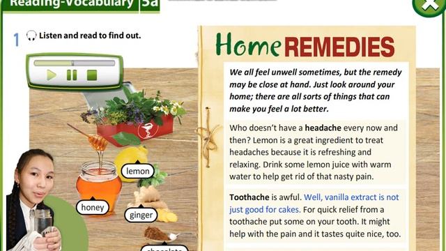 Excel 6 module 5 p54 Home remedies Text смотреть онлайн