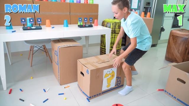 NERF Blaster Game: Don't Grab WRONG Nerf Mystery Box | Noob vs Pro Nerf Blasters смотреть онлайн