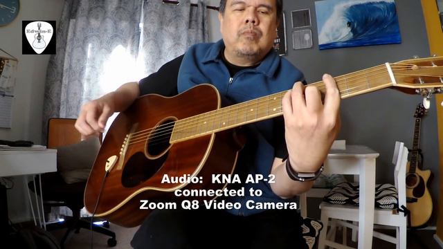 KNA AP-2 Vs UP-2 Pickups By Kremona - Comparison  And Demo On Acoustic Guitar| Edwin-E