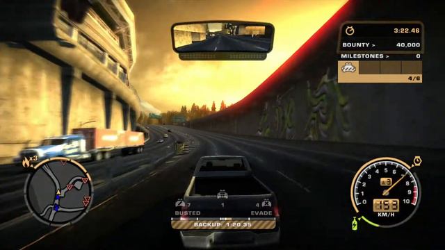 Dodging Roadblocks in a Pickup Truck! | NFS Most Wanted Challenge Series смотреть онлайн