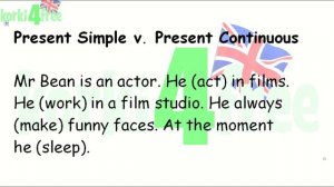 Present Simple vs Present Continuous (A1+) - korki 4 free