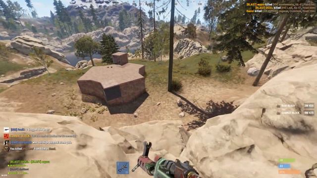 Зарейдил дом в скале - Rust | Раст смотреть онлайн