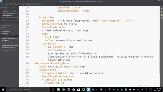 Cloud Formation Mappings & cfn-init смотреть онлайн