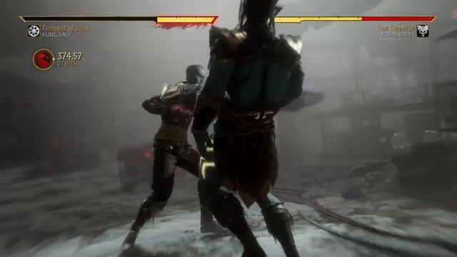 Mortal Kombat 11 - Kung Lao 43% Fatal Blow Labbing Combo смотреть онлайн