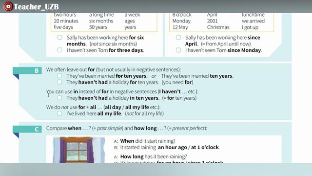 #12 For and Since, When...? and How long...? #ingliztili смотреть онлайн