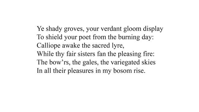 Phyllis Wheatley, A Hymn to the Morning (a poem) смотреть онлайн