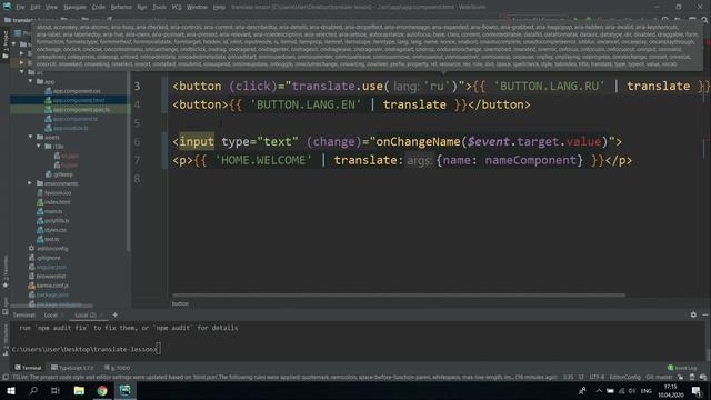 Angular i18n. Как добавить локализацию сайта. Translate. Переводы на сайте. Ngx-translate смотреть онлайн