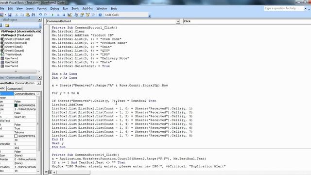 Inventory Management in Excel VBA Tutorial Part 7 - Search/Retrieve Data in ListBox смотреть онлайн