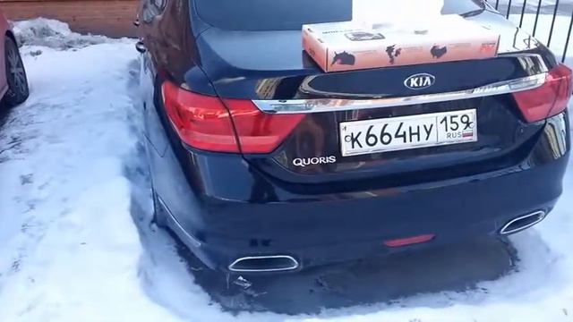 Kia Quoris KIA Quoris 2013 год пробег 30 тыс --глючит монитор - болезнь всех КИА смотреть онлайн