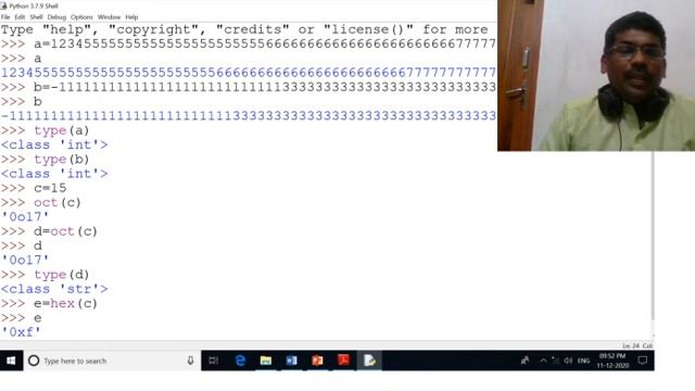 Values and Data Types in Python | Integer | Float | Complex | Examples | GE3151-PSPP | Tamil | 15 смотреть онлайн