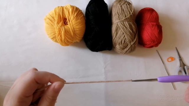 Кукла Модница, крючком. Подготовительный этап. Совместное вязание. смотреть онлайн