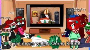 Countryhumans react to meet the Middle East #countryhumans #video .ENJOY ? ~