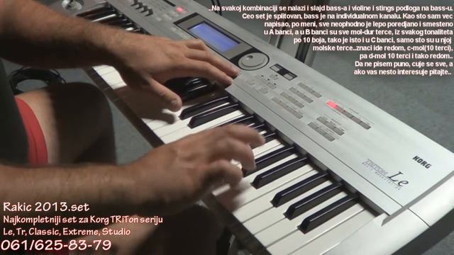 ►♫ NAJKOMPLETNIJI SET ZA KORG TRITON SERIJU - RAKIC 2013 ♫◄ смотреть онлайн