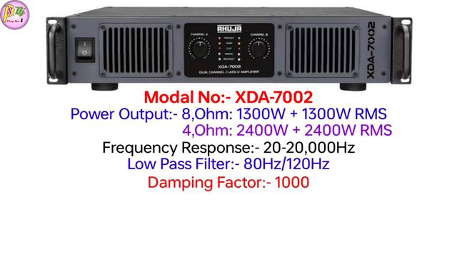 XDA-7002, Ahuja New Class D Amplifier Review & Price // Ahuja Xda-7002 New Amplifier 4800 Watt