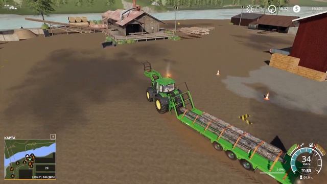 FS 19.Карта ALASKA.А как запустить рыболовную базу? смотреть онлайн