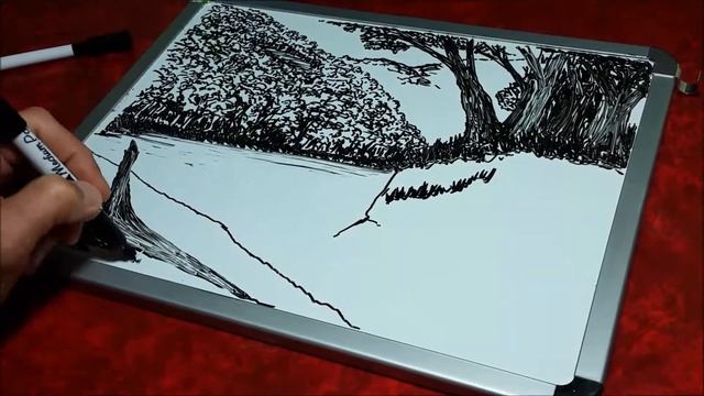 Dry Erase Whiteboard Art - Lake of the Ozarks - Mr Ed Draws смотреть онлайн