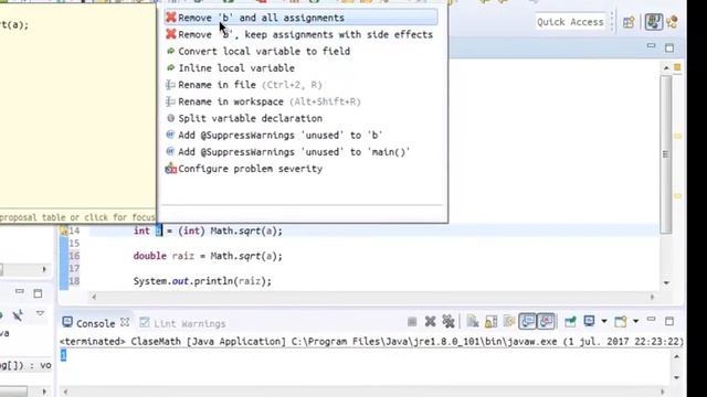 CURSO DE JAVA DESDE CERO 2017 6 Clase Math Parte 1 смотреть онлайн