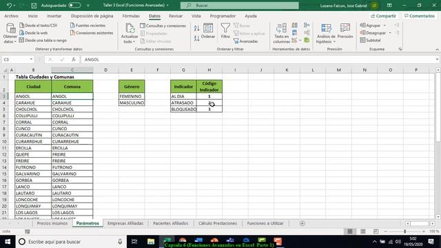 Capsula 6 Excel Parte 1 смотреть онлайн