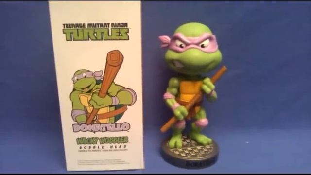 TMNT Teenage Mutant Ninja Turtles Funko Wacky Wobbler Bobblehead Collection & Review!!!