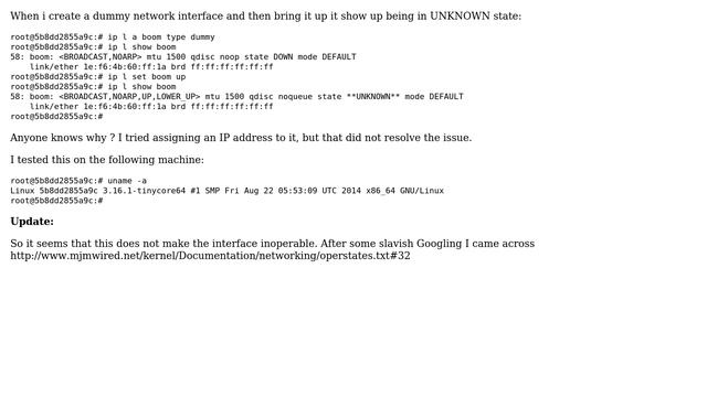 DevOps & SysAdmins: dummy network interface in Linux смотреть онлайн