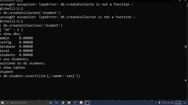 #5 MongoDB Insert Documents смотреть онлайн