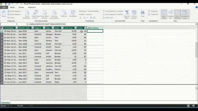 Video #3:Meet the excel data model смотреть онлайн
