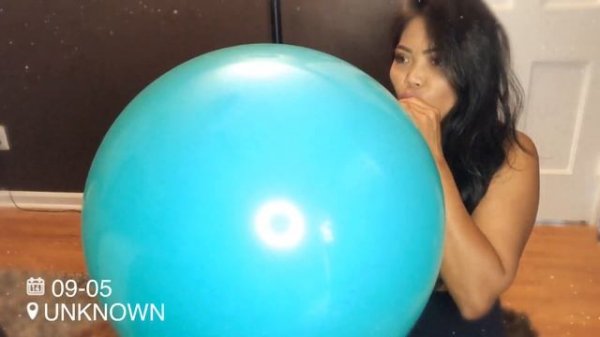 Balloon blowing and popping / my compilation balloon videos/
