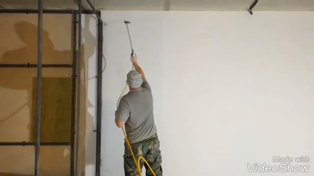 Покраска 370 м2 за 6 часов Wagner Projectpro 117.