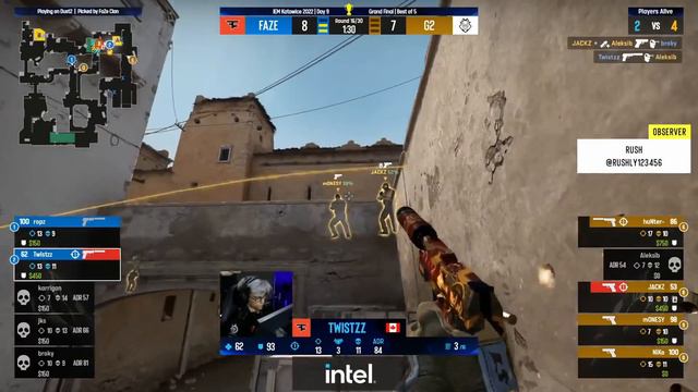 Grand Final !!!! G2 Vs Faze Clan - IEM Katowice 2022  - HIGHLIGHTS | CSGO - Map 3 Dust2