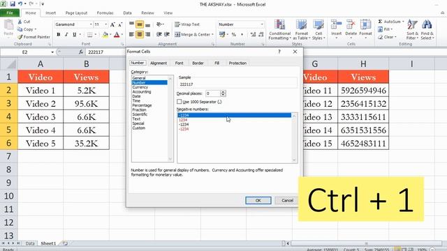 Format Number in Thousand (K) Million (M) Billion (B) | Excel смотреть онлайн