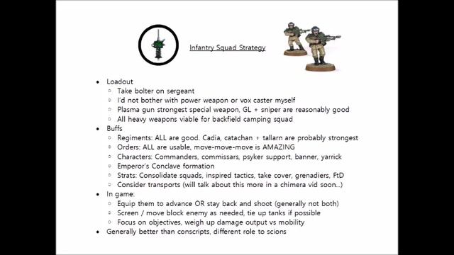 Infantry Squad: Rules, Review + Tactics - Imperial Guard / Astra Militarum Codex Strategy Guide смотреть онлайн