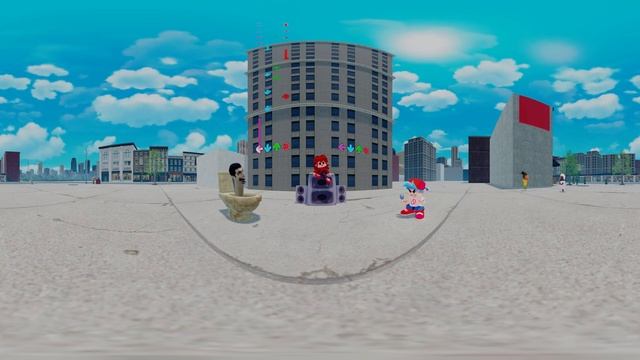 FNF Skibidi Toilet 360° Animation 4K