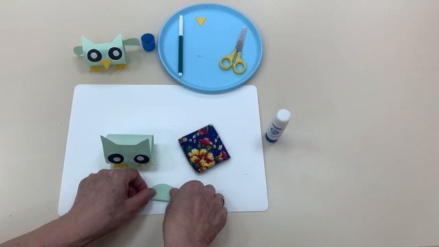 Поделка из бумаги "Совушка" смотреть онлайн