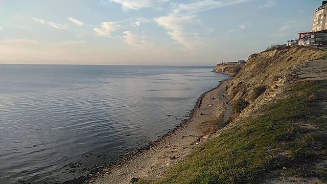 Анапа спуск к морю от Ореховой рощи 13 ноября 2020 погода на чёрном море сегодня смотреть онлайн