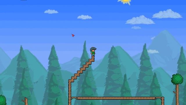 terraria- строим дом из дерева.(HD) смотреть онлайн