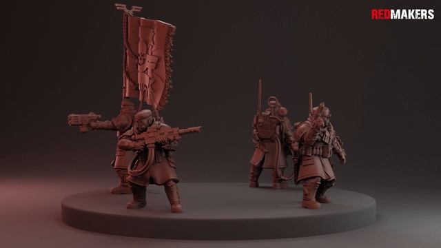 Shock Troops - Command Elite Squad of the Imperial Force. Models for 3D printing. смотреть онлайн