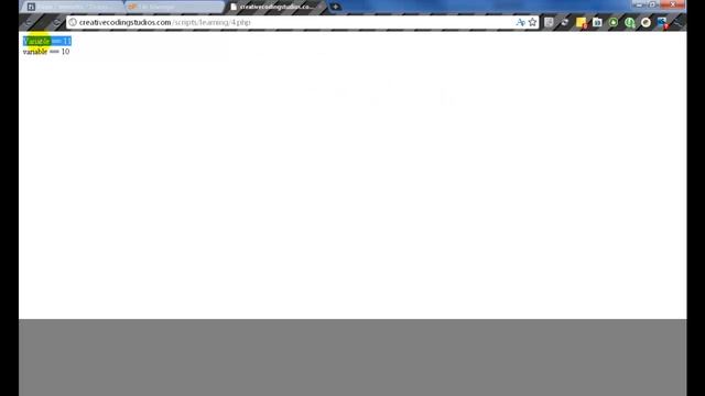 PHP tutorial Part 4 -Variables смотреть онлайн