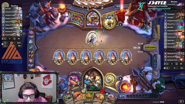 Maxima Hunter - FIRE THE CANNONS!!! - Hearthstone смотреть онлайн