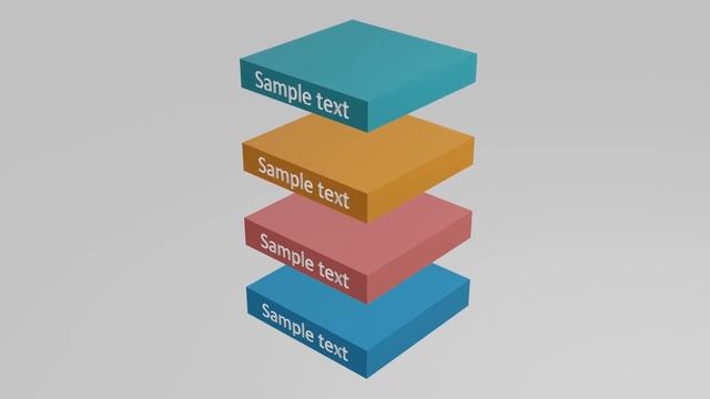 Blender 3D cube infographic animation 1 смотреть онлайн