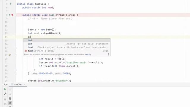 43 - Timer (zamanlayıcı) sınıfı | Java Dersleri смотреть онлайн