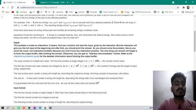 B. AquaMoon and Stolen String смотреть онлайн